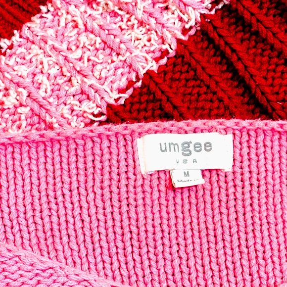 Umgee Knit Color Block Comfy Sweater NWOT - Picture 3 of 3